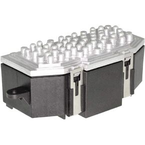 Front Auto Temp Control Blower Motor Resistor compatible with 15-18 Q3 / 08-15 Q7 / 10-15 TT Quattro - 12-13 Beetle / 12-15 CC Eos / 10-15 Golf / 09-15 GTI R / 08-15 Passat