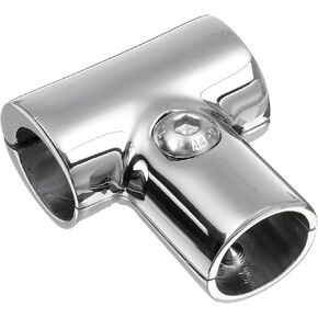 90° T Tee Tube Pipe Connector,AICWIOO Hinged/Split 316 Stainless Steel Boat Marine Handrail Fitting Spare Part For 1 Inch/25mm Tube in Kuwait