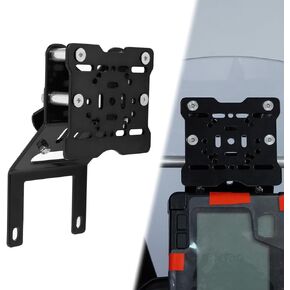 xitomer AMPS GPS Navigation Bracket, Fit for Tenere 700 2023 2019 2020 2021 2022, GPS Mount Motorcycle T7 GPS Bracket Navigation Bracket Phone Holder Fit for Tenere 700, Fit AMPS Holes (Black)