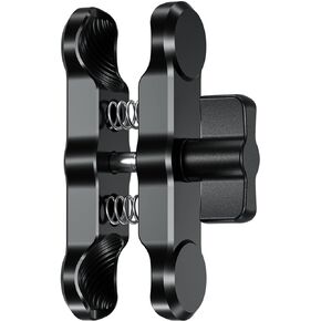 BRCOVAN Aluminum Alloy Double Socket Arm Medium Arm Compatible with RAM Mounts B Size 1" Ball Components & Bike Motorcycle Phone Mount Holder with 1'' Ball Adapter
