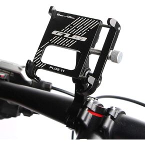 GUB PLUS11 Bicycle & Motorcycle Phone Mount, Aluminum Alloy Bike Phone Holder with 360° Rotation Adjustable for iPhone X XR Xs 7s 8 Plus, for Samsung S7/S6/Note5/4 GPS Mount 4 to 6.8 Inch