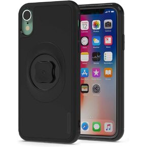 sincetop Shockproof Case with Quick Mount Adapter for iPhone X/Xs(5.8‘) - Quick Attach Your Cellphone to Any Bike Mount/Car Phone Holder/Armband/Belt Clip