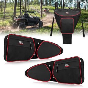 KEMIMOTO 2023 UTV Storage Bags UTV Door Bags Center Bag Set with Water Resistant Zippers UTV Cab Pack Storage Bags Compatible with Polaris RZR XP 1000 Turbo S1000 Turbo S 900 UTV Accessoris 60" Wide