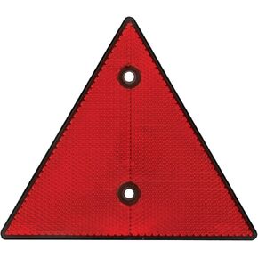 GG Grand General 99550 6 X 5-1/4 Inches Amber Triangle Shape Two Hole Reflector