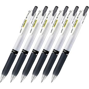Zebra sarasa Mark on Gel ink 0.5mm ballpoint pens ink color (Black) pack of 6