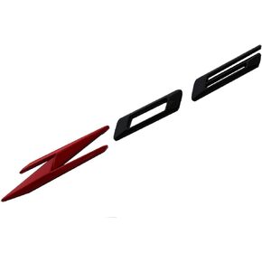 1x NEW Z06 Emblem Car Side Badge Replacement for 2020-2022 GM Chevrolet C8 Corvette 85623536 (Black/Red)