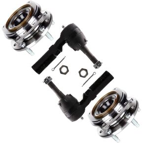 SCITOO 4-PC Set Suspension Kit for Buick Regal for Chevy Lumina Monte Carlo for Oldsmobile Cutlass Supreme for Pontiac Grand Prix Front Outer Tie Rod End Wheel Hub Bearing