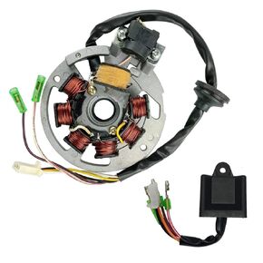 Magneto Stator Fit for Polaris Scrambler 50 90 2001-2003 for Sportsman 90 2001-2006 for Predator 50 90 2003-2006 for Eton 50 90 RXL-50 RXL-90 with Ignition CDI Box