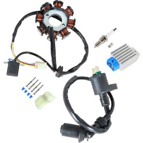 Ignition Coil Spark Plug Regulator Stator Replacement for Polaris 2008-2014 Outlaw 50/90