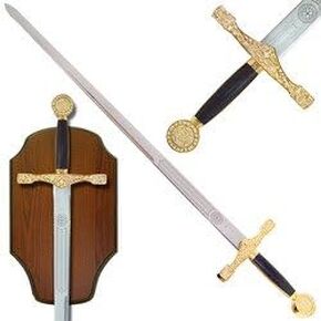 MASTER USA Trademark Gold King Arthur's #1 Premier Sword, 45.5-Inch Overall