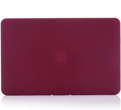 حافظة RUBAN متوافقة مع إصدار MacBook Air 11 بوصة (A1370/A1465) - غطاء واقٍ نحيف سهل التركيب وغطاء لوحة مفاتيح لجهاز MacBook Air 11، وردي فاقع in Saudi Arabia