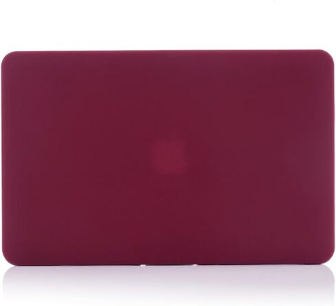 حافظة RUBAN متوافقة مع إصدار MacBook Air 11 بوصة (A1370/A1465) - غطاء واقٍ نحيف سهل التركيب وغطاء لوحة مفاتيح لجهاز MacBook Air 11، وردي فاقع in Saudi Arabia