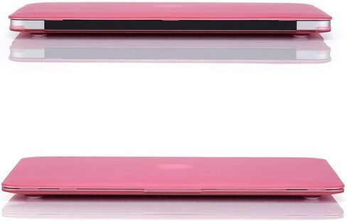 RUBAN Case Compatible with MacBook Air 11 Inch Release (A1370/A1465) - Slim Snap On Hard Shell Protective Cover and Keyboard Cover for MacBook Air 11, Black in Kuwait