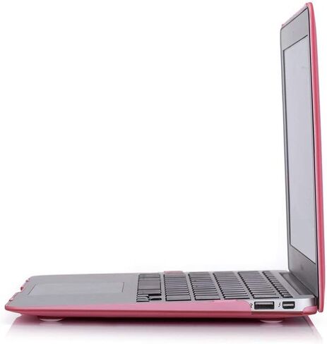 RUBAN Case Compatible with MacBook Air 11 Inch Release (A1370/A1465) - Slim Snap On Hard Shell Protective Cover and Keyboard Cover for MacBook Air 11, Black in Kuwait