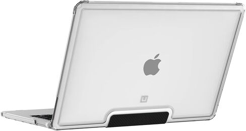 [U] من UAG مصمم لجهاز MacBook Pro 13 بوصة 2020-2021 M1، 2022 M2 (A2289، A2251، A2338) Lucent Ice/Black، غطاء واقٍ للكمبيوتر المحمول خفيف الوزن ومتين وشفاف ومقاوم للصدمات من URBAN ARMOR GEAR in Saudi Arabia