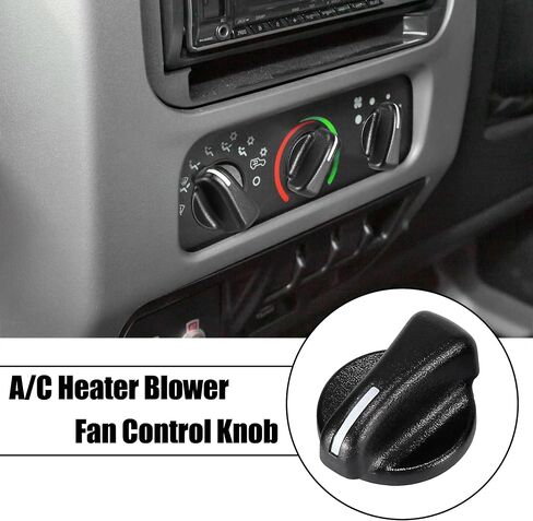 X AUTOHAUX A/C Heater Blower Fan Control Knob for Jeep Wrangler 1995-2005 for Dodge for Ram B-Van 1998-2003 05011218AC Black in Saudi Arabia