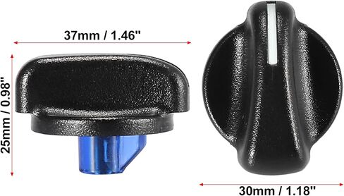X AUTOHAUX A/C Heater Blower Fan Control Knob for Jeep Wrangler 1995-2005 for Dodge for Ram B-Van 1998-2003 05011218AC Black in Saudi Arabia