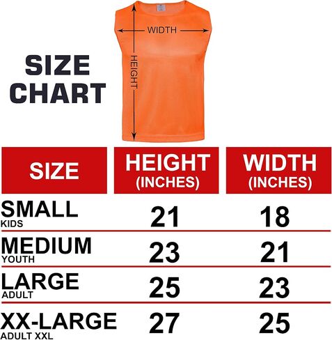Athllete 12 pcs Duramesh Pinnies/Scrimmage Vest - Kids Youth and Adult Pinnies, Numbered Penny Jerseys for Soccer in Saudi Arabia
