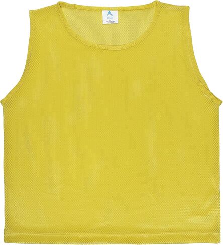 Athllete 12 pcs Duramesh Pinnies/Scrimmage Vest - Kids Youth and Adult Pinnies, Numbered Penny Jerseys for Soccer in Saudi Arabia