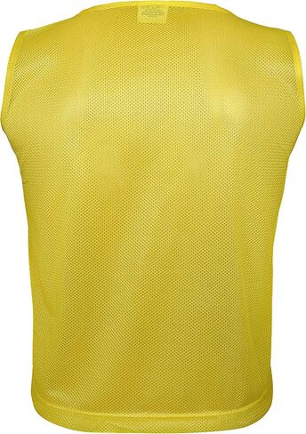 Athllete 12 pcs Duramesh Pinnies/Scrimmage Vest - Kids Youth and Adult Pinnies, Numbered Penny Jerseys for Soccer in Saudi Arabia