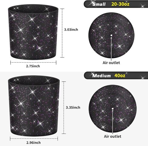 WUQID Glitter Higher Silicone Boot Compatible with Stanley Quencher H2.0 40oz 30oz 20oz & IceFlow Flip 30oz 20oz, Tumbler Cups Anti-Slip Bottom Sleeve Cover in Saudi Arabia