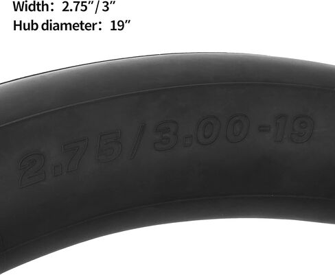 2.75/3.00-19 70/100-19 الأنبوب الداخلي لـ UHR150 CRF 100F 125FB 150F 450R KX 100 250 500 250F 450F دراجة نارية للطرق الوعرة موتوكروس رياضية مزدوجة مغامرة درب الدراجة الترابية مع جذع صمام مستقيم TR4 in Kuwait