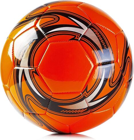 Western Star Soccer Ball Size 3 & Size 4 & Size 5 - Official Match Weight - 5 Colors - Youth & Adult Soccer Players - Helix - Attractive and Durable Design in Saudi Arabia
