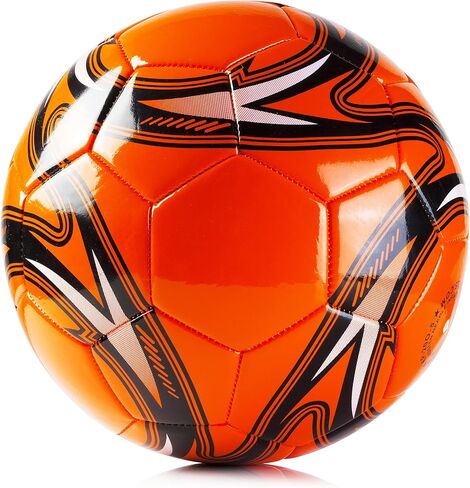 Western Star Soccer Ball Size 3 & Size 4 & Size 5 - Official Match Weight - 5 Colors - Youth & Adult Soccer Players - Helix - Attractive and Durable Design in Saudi Arabia