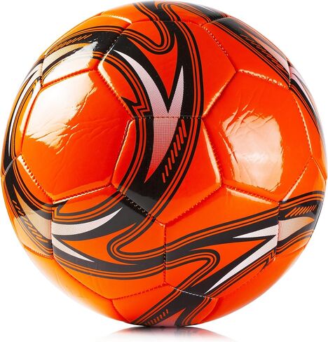 Western Star Soccer Ball Size 3 & Size 4 & Size 5 - Official Match Weight - 5 Colors - Youth & Adult Soccer Players - Helix - Attractive and Durable Design in Saudi Arabia