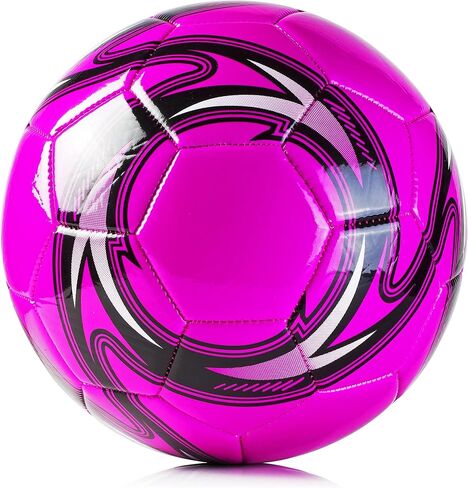 Western Star Soccer Ball Size 3 & Size 4 & Size 5 - Official Match Weight - 5 Colors - Youth & Adult Soccer Players - Helix - Attractive and Durable Design in Saudi Arabia