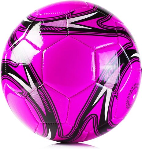 Western Star Soccer Ball Size 3 & Size 4 & Size 5 - Official Match Weight - 5 Colors - Youth & Adult Soccer Players - Helix - Attractive and Durable Design in Saudi Arabia