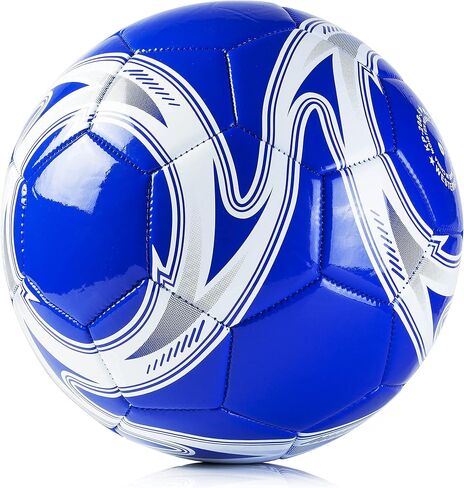 Western Star Soccer Ball Size 3 & Size 4 & Size 5 - Official Match Weight - 5 Colors - Youth & Adult Soccer Players - Helix - Attractive and Durable Design in Saudi Arabia