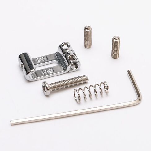 6 PCS Electric Guitar Saddles Tremolo Saddles Bridge with Wrench for Fender Strat Stratocaster Electric Guitar (Silver) in Saudi Arabia