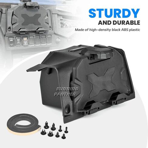 حامل الجهاز الإلكتروني RZR XP 1000 القابل للتعديل - حامل الجهاز اللوحي GPS Ipad Phone Mount مع صندوق تخزين لملحقات Polaris 2019-2023 INTL RZR XP 4 1000/Trail/XP Turbo S in Kuwait