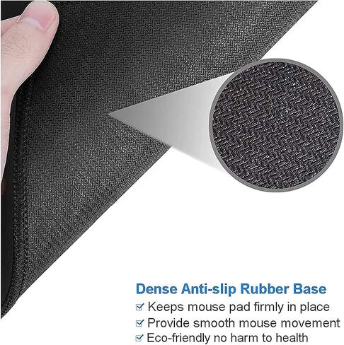 Mouse Pad, Non-Slip Rubber Base Mousepad with Stitched Edge, Gaming Round Mouse Pads, Waterproof Office Mouse Pad, Small Size 7.87 x 7.87 Inch (Pink Blue Art) in Saudi Arabia