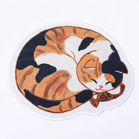 Cat and Flower Mouse Pad Original Design，Cute Mouse pad，Cat Mouse pad，Non-Slip Mouse Pads for Desk，Perfect Match for Laptop and Desktop(Colorful). in Saudi Arabia
