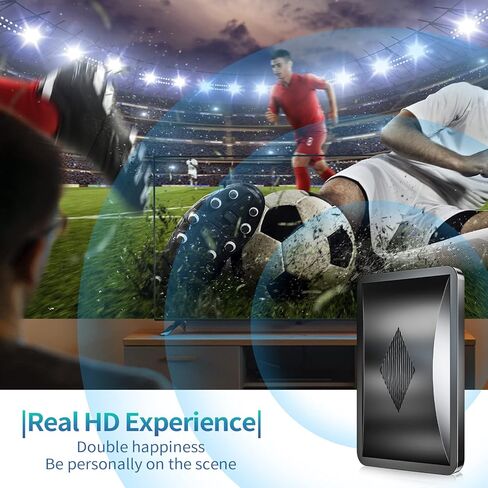هوائي داخلي خارجي لجميع أجهزة التلفاز عالية الدقة القديمة/الذكية، هوائي رقمي 4K 1080P HD مع معزز إشارة مكبر الصوت/كابل محوري سميك in Saudi Arabia