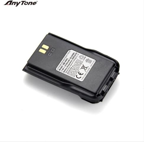 حزمة بطارية VMUKSAN Anytone الأصلية 3100 مللي أمبير في الساعة AT-D878UV مع منفذ من النوع C تتضمن مشبك حزام لـ AT-D878UV Plus/D878UV/D868UV in Kuwait
