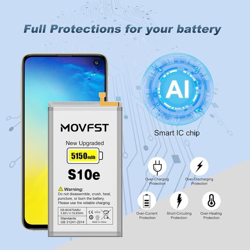 3900mAh Replacement Battery for Samsung Galaxy S10E in Kuwait