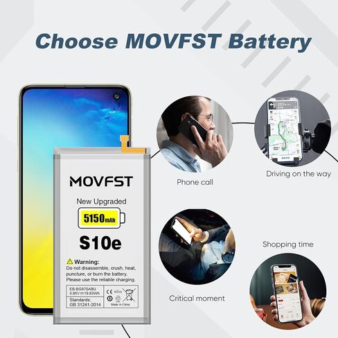 3900mAh Replacement Battery for Samsung Galaxy S10E in Kuwait