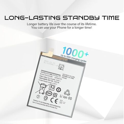 بطارية Galaxy S21، [2023 ترقية جديدة] بطارية بديلة 4000 𝒎𝑨𝒉 Li-Polymer EB-BG991ABY لجهاز Samsung Galaxy S21 الموديل: SM-G991U1 مع مجموعة إصلاح الأدوات in Kuwait