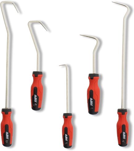 مجموعة ABN Hook and Pick المكونة من 5 قطع - أدوات إزالة خرطوم السيارات لمبرد السيارة وخرطوم سائل التبريد، والمشبك، والمزيد in Kuwait