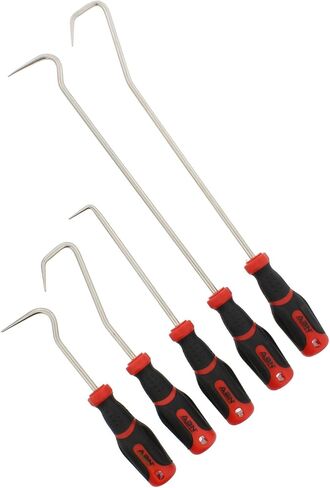 مجموعة ABN Hook and Pick المكونة من 5 قطع - أدوات إزالة خرطوم السيارات لمبرد السيارة وخرطوم سائل التبريد، والمشبك، والمزيد in Kuwait