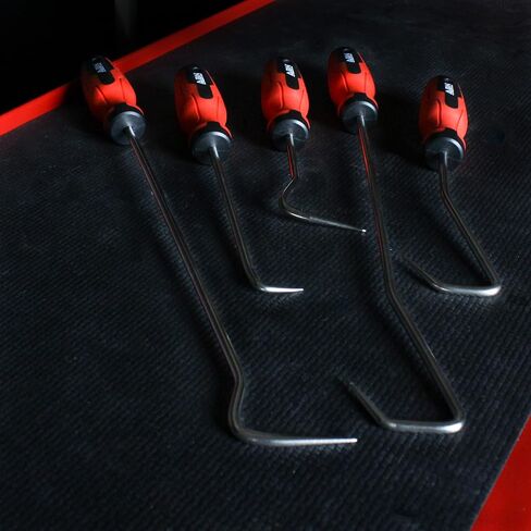 مجموعة ABN Hook and Pick المكونة من 5 قطع - أدوات إزالة خرطوم السيارات لمبرد السيارة وخرطوم سائل التبريد، والمشبك، والمزيد in Kuwait