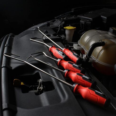 مجموعة ABN Hook and Pick المكونة من 5 قطع - أدوات إزالة خرطوم السيارات لمبرد السيارة وخرطوم سائل التبريد، والمشبك، والمزيد in Kuwait