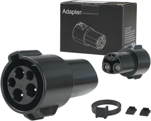 [فقط لمالكي Tesla] محول شحن Morec J1772 إلى Tesla 60 أمبير / 250 فولت تيار متردد - متوافق مع شاحن SAE J1772 in Kuwait