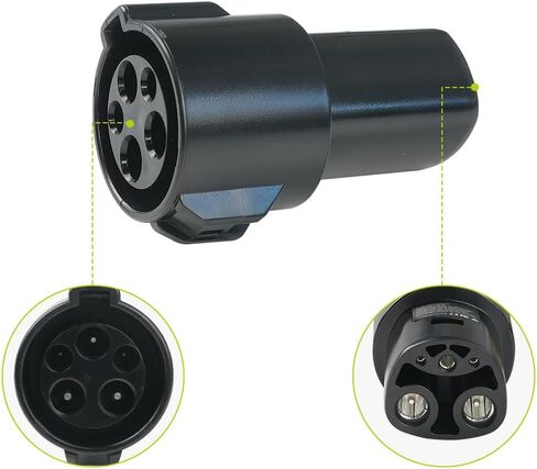 [فقط لمالكي Tesla] محول شحن Morec J1772 إلى Tesla 60 أمبير / 250 فولت تيار متردد - متوافق مع شاحن SAE J1772 in Kuwait