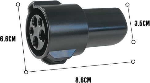 [فقط لمالكي Tesla] محول شحن Morec J1772 إلى Tesla 60 أمبير / 250 فولت تيار متردد - متوافق مع شاحن SAE J1772 in Kuwait