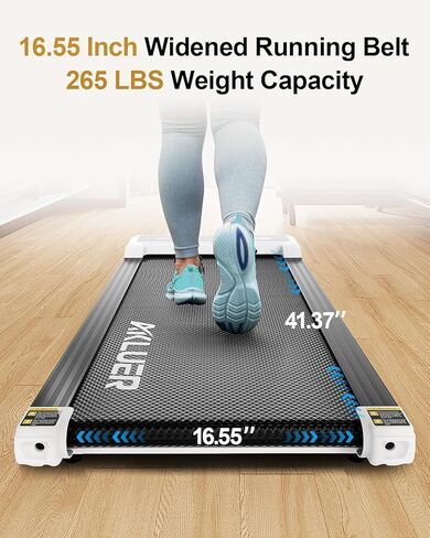 وسادة المشي، جهاز مشي تحت المكتب من AKLUER، جهاز مشي محمول مع جهاز تحكم عن بعد، شاشة LED، تركيب - مجاني للركض والمشي للمكتب المنزلي in Kuwait