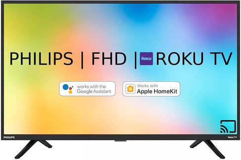 تلفزيون PHILIPS 32 بوصة FHD 1080p Smart R0KU متوافق مع Alexa أو AppIe Home أو Siri أو Google Home (متجدد) in Saudi Arabia